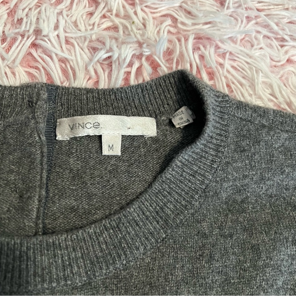 Vince Ombre Cashmere Sweater Tunic Dress Size M - Picture 8 of 10